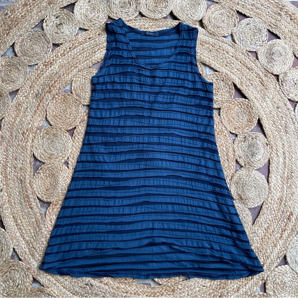 Women's Cut Loose Lagenlook Mixed Media Dress Size S